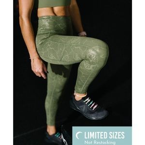 Zyia leggings olive maze light n tight